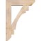 Ekena Millwork Merced Slat Smooth Bracket w/ Offset Brace, Douglas Fir, 7 1/2"W x 30"D x 42"H BKT0806X30X42MRC06SDF - alternate 3